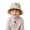 Beige, variant on Adjustable Kids Sun Hat with Wide Brim UPF 50+ Foldable Design for Outdoor Summer Beach Activities