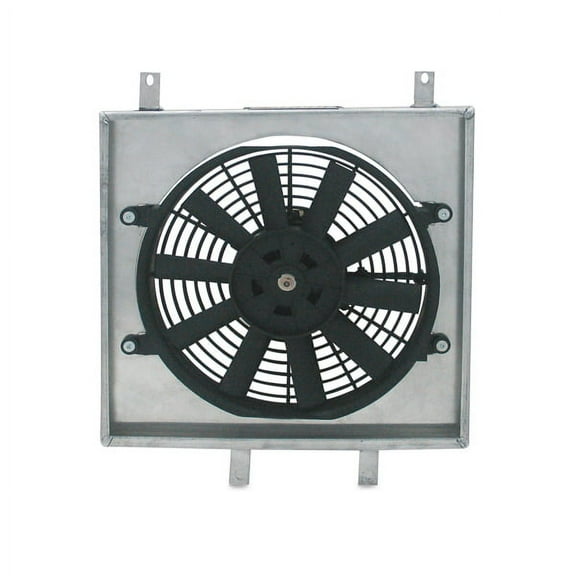Mishimoto MMFS-CIV-92 Performance Aluminum Fan Shroud Compatible With Honda Civic 1992-2000 Silver