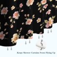 thumbnail image 6 of Pioneer Flower Floral Print Pattern Shower Curtain 72"x72", Bathroom Decorative Shower Curtain Set with 12 Hooks, Waterproof Washable, 6 of 6