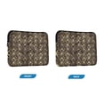 thumbnail image 7 of FORMRS 13-13.3 inch Laptop Sleeve Case Soft Carrying Quilted Computer Bag Cover, Black Floral Pattern, 7 of 7
