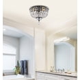 thumbnail image 2 of Elegant Lighting Tranquil 14" 4 Light Royal Crystal Flush Mount, 2 of 9
