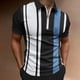 thumbnail image 2 of Playeras Deportivas Para Hombre, Camiseta De Verano Con Estampado A Rayas Para Hombre, Camiseta De Manga Corta Con Cuello Vuelto, 2 of 4
