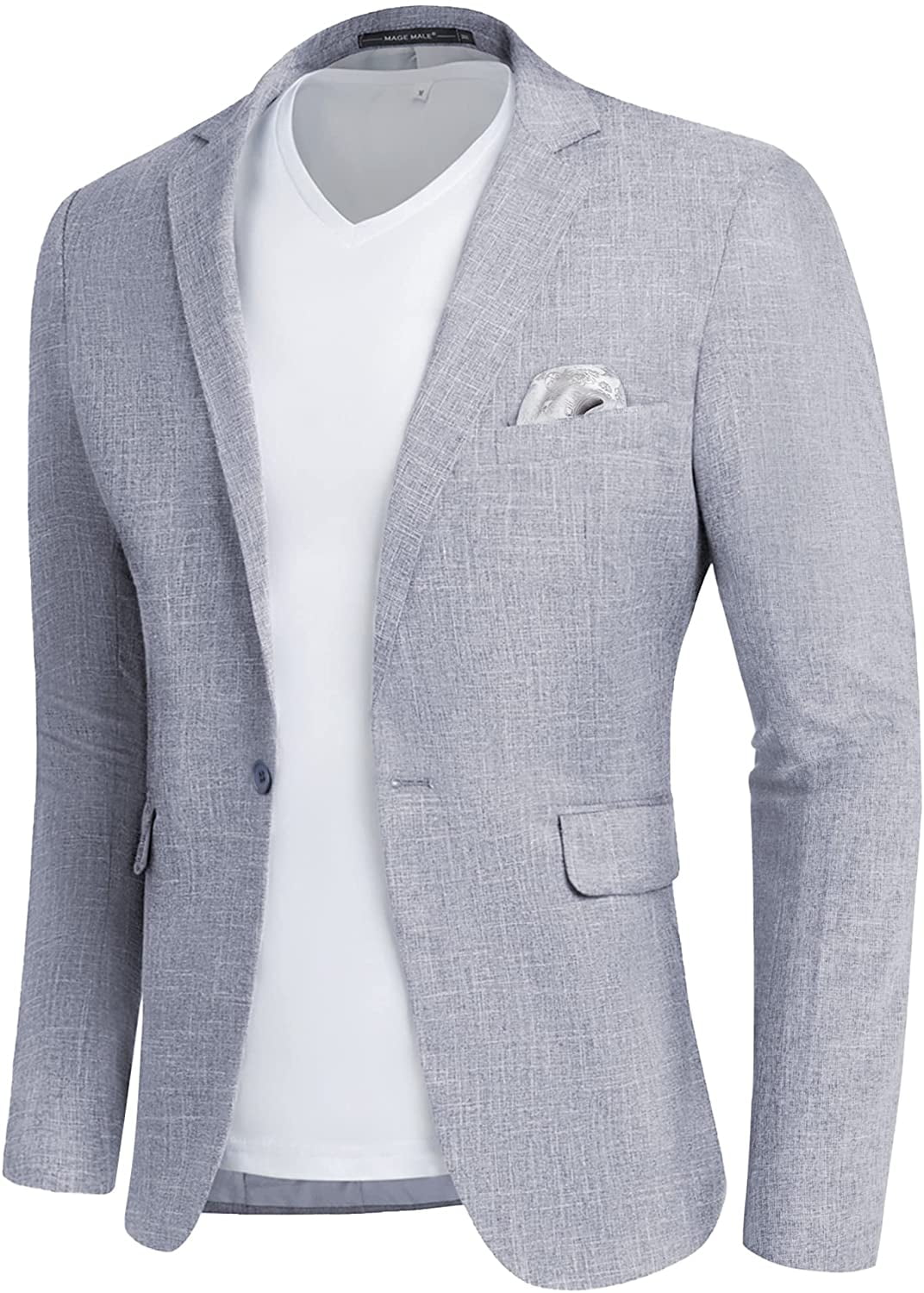 MAGE MALE Men's Slim Fit Blazer Jackets Casual Sport Coats - Walmart.com