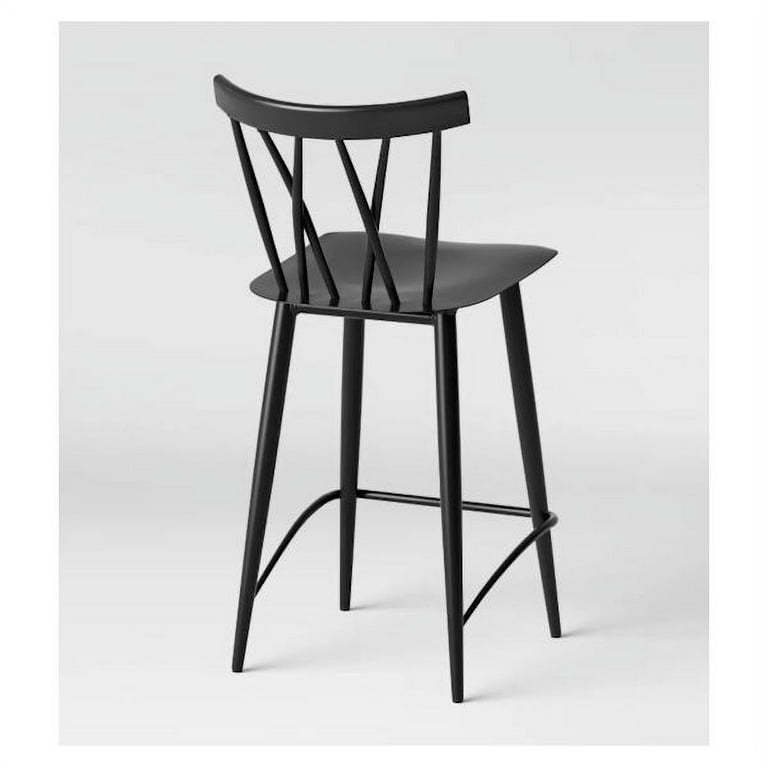Becket metal x cheap back counter stool