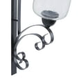 thumbnail image 4 of DecMode Black Metal Wall Sconce, 4 of 9