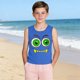 thumbnail image 5 of Niños Niños Niños Moda Lindo Gradiente Impresión Suave Camisola sin Mangas para el Uso Casual Y Ocasiones Especiales, 5 of 8