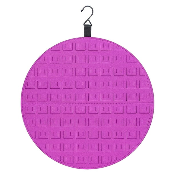 Organizador de broches, tablero de exhibición, estante colgante decorativo, organizador de exhibición de broches, soporte de exhibición, almacenamient Violeta