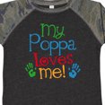 thumbnail image 4 of Inktastic My Poppa Loves Me Boys or Girls Toddler T-Shirt, 4 of 5