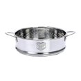 thumbnail image 1 of 18cm Food Steamer Basket Practical Stainless Steel Handles Steamer Useful Bun Steamer Grid For Home Kitchen Restaurant (silver) (random Style), 1 of 3