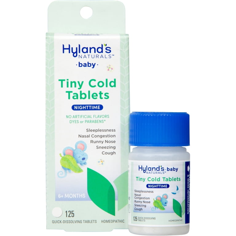 Hyland's Baby Tiny Cold & Cold Nighttime, 125 Tablets photo 2