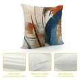 thumbnail image 4 of COMIO  Boho Mid Century Modern Pillow Covers in Navy Blue Burnt Orange Abstract Pillow Cases Aesthetic Geometric Minimalist Throw Pillows Home Decor for Room Couch Sofa Patio Porch, 4 of 5
