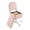 Pink,Teddy, variant on Spacious Storage Vanity Stool - White Padded Ottoman with Adjustable Height, 360° Swivel, Folding Backrest, Silent Wheels, Soft Faux Rabbit Fur for Makeup, Bedroom, Office