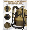 thumbnail image 5 of SHARKMOUTH Dad Diaper Bag Backpack - Military Baby Gear Backpacks with Daddy Patches Tan, 5 of 6