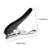 Matoen Single Hole Puncher, Circle Paper Punches Handheld Hole Paper Punch Puncher with 8 Sheet Capacity Office Perforating Machines for Craft Paper Tags Clothing Ticket