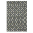 thumbnail image 1 of EORC DM81BL10X14 10 x 14 ft. Handmade Wool Flatweave Revesible Moroccan Contemporary Trellis Rug, Blue - Rectangle, 1 of 6