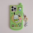 thumbnail image 3 of Sanrio Hello Kitty Kuromi Melody Pochacco Cinnamoroll accesorios maquillaje espejo funda de teléfono para Iphone 11 12 13 14 15 Pro Max, 3 of 5