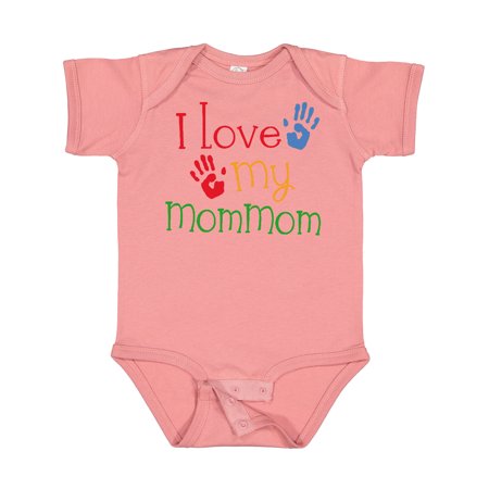 

Inktastic I Love My MomMom Gift Baby Boy or Baby Girl Bodysuit