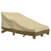 Classic Accessories Veranda Water-Resistant 80 Inch Double Wide Patio Chaise Lounge Cover