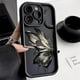thumbnail image 2 of Funda de teléfono con pintura al óleo estética de mariposa para iPhone 15 Pro Max 16 11 12 13 14 14Pro XS X XR SE 2022 2020 7 8 Plus Funda protectora, 2 of 5
