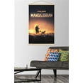 thumbnail image 2 of Star Wars: The Mandalorian - D23 One Sheet Wall Poster with Wooden Magnetic Frame, 22.375" x 34", 2 of 3
