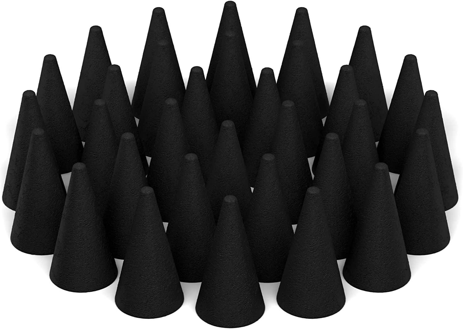 Citronella Charcoal Incense Cones 1" TOPFLOW - 50 Pack - Natural Scented Cones Handmade Hand Dipped