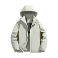 thumbnail image 5 of Ofreoo Womens Jacket Solid Color Pocket Zipper Keep Warm Outdoor Coat The Hottest Gifts, 5 of 7