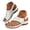 White, variant on Dakaela Orthopedic Wedge Sandals for Women Comfortable Walking Dressy Slides 2026 Ladies Platform Slingback Casual Shoes Indoor Outdoor Beige 6