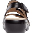 thumbnail image 3 of Women's Aravon PC Three Strap Slingback Sandal Black/Black Leather 8 B, 3 of 5