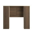 thumbnail image 2 of Weston Home Pasqua Wood Storage Full Headboard, Walnut Finish, 2 of 6