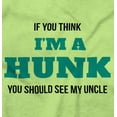 thumbnail image 2 of Hunky Like My Uncle Funny Nephew Bodysuit Jumper Boys Infant Baby Brisco Brands 24M, 2 of 7