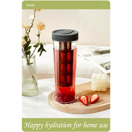 

Coffee Cold Extraction Kettle With Filter Cold Water Kettle Household Cold Boiled Water Bottle Sealed Water Kettle Large Capacity Flower Tea Cold Water Kett