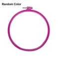 thumbnail image 1 of Opolski Plastic Cross Stitch Embroidery Hoop Circle Sewing Frame DIY Needlework Tool, 1 of 9