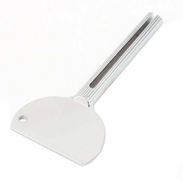 Silver Tone Stainless Steel Dispenser Toothpaste Tube Squeezer for