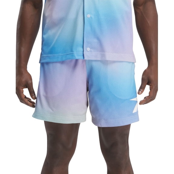 Reebok Mens Regular fit Athletic Shorts XL Blue Purple