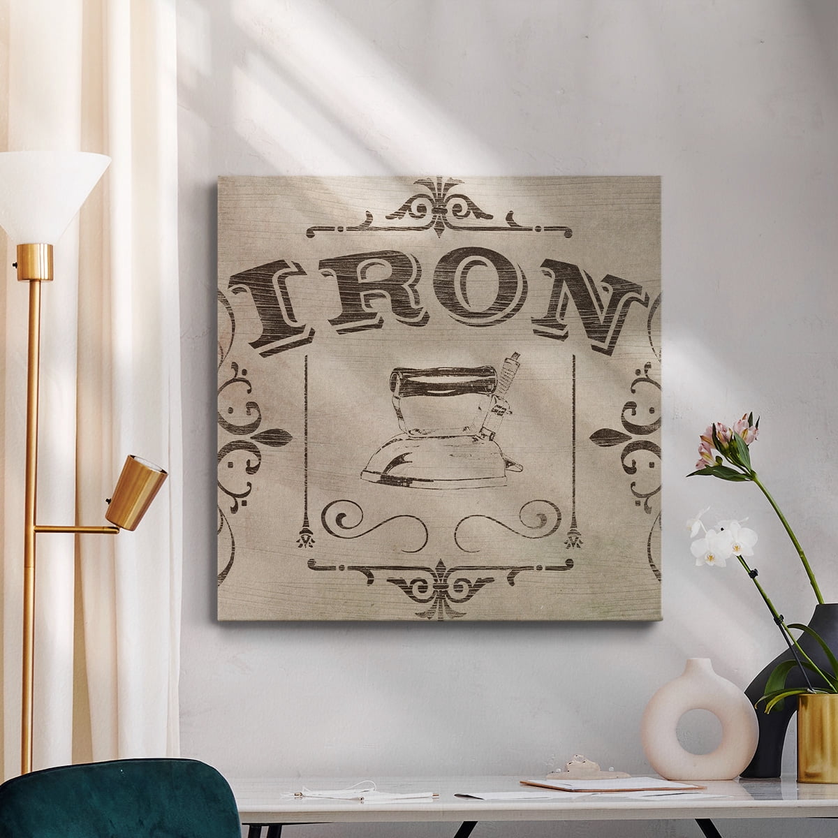 Wexford Home Custom Adagio V-Premium Gallery Wrapped Canvas, 24" x 24" - Ready to Hang