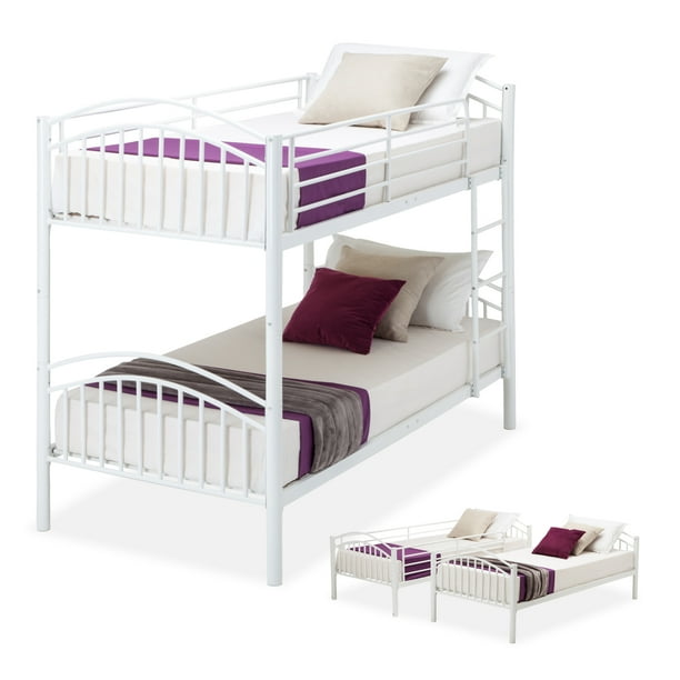 Mecor Bed Frame Convertible Twin Over Twin Metal Frames or 2 Frames