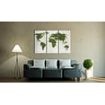 thumbnail image 2 of Tiptophomedecor Stretched Canvas World Map Art - Green Land Of Butterflies 3 Piece - Stretched & Framed Ready To Hang Art, 2 of 3