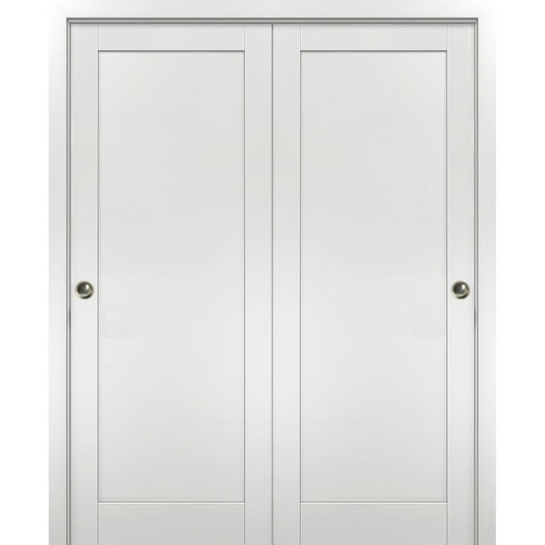 Sliding Closet Bypass Doors 60 x 80 with hardware