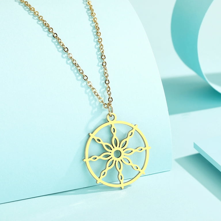 Dharmachakra necklace store