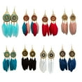 thumbnail image 4 of Minnieouse Paquete de 2 pendientes de moda borlas delicadas estilo Vintage colgante de oreja hueco accesorio de moda regalo creativo Ropa, zapatos y accesorios Miscelánea Armada Minnieouse AP009320-08B, 4 of 6