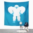 thumbnail image 2 of UFAEZU Yeti Angry Bigfoot Evil Abominable Snowman Aggressive Ape Wall Art Hanging Tapestry Home Decor for Living Room Bedroom Dorm 51x60 inch, 2 of 2