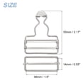 thumbnail image 2 of Overall Buckles 4 Sets Retro Suspender Replacement Buckles 38mm, Silver Tone, 2 of 6