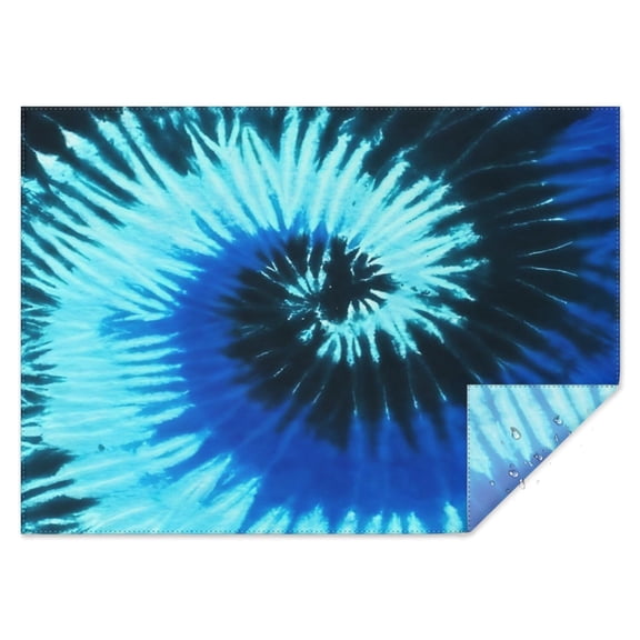 Colorful Tie Dye Pattern Rectangle Tablecloth 60"x84",Waterproof Polyester Rectangle Table Cloth, Wipeable Spillproof Polyester Tablecloth for Dining, Camping, Indoor and Outdoor