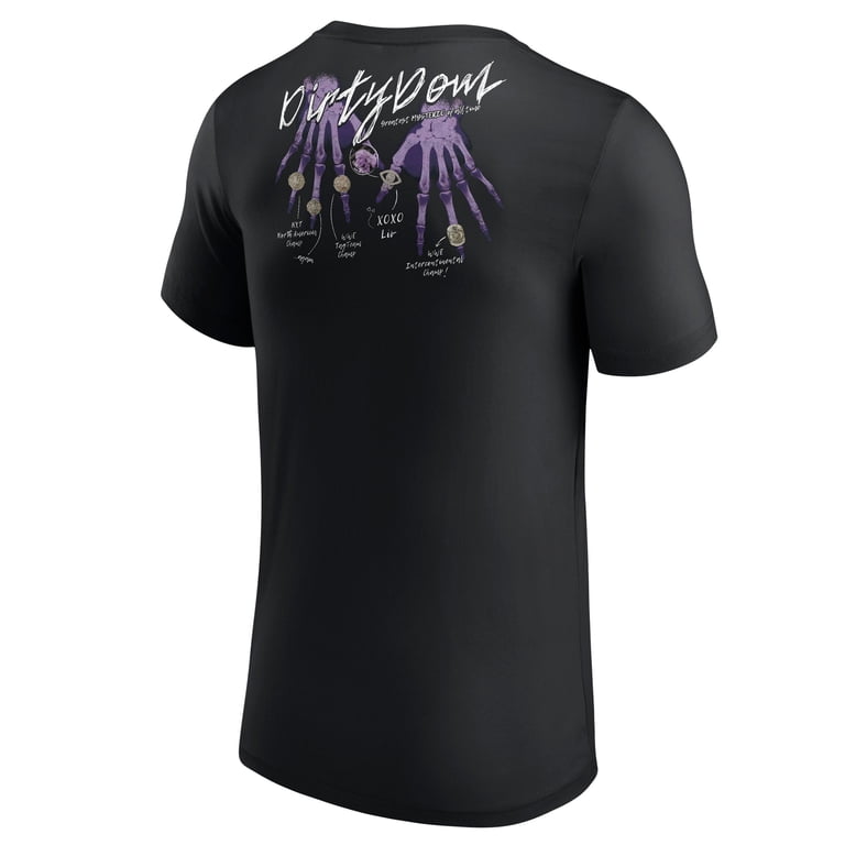 Men's Black Dominik Mysterio Rib Cage Champion T-Shirt - Walmart.com