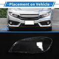 thumbnail image 3 of Cubierta de Lente de Faro Unique Bargains Cubierta de Lente Clara para Volvo XC60 2009-2013 PC 1 Pcs Frontal Izquierdo, 3 of 6