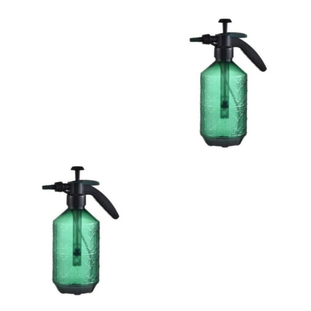 Inteprter Regadera de 2L para flores, rociador de hierbas, botella de Spray de presión de aire Manual, suministros para el hogar, centros Verde 2piezas