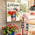 thumbnail image 5 of RoamHome Independence Day Garden Flag - Double-Sided Patriotic Outdoor Home Decoration for Courtyard & Terrace - Durable 18x12in Flag with Sleeve Mount for Easy Setup, 5 of 6