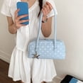 thumbnail image 5 of Rvusndi Polka Dot Bowler Bag,Slouchy Tote Bags Polka Dot PU Bowler Bag for Women Fashion Hobo Bags Large Shoulder Bag Handbag for Travel Work, 5 of 8