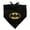 Black, variant on Batman Classic Bat Shield Logo Dog Pet Bandana