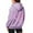 Purple, variant on Hoodies for Women Zip Sweatshirts Women Petite Pullover Sweater Shirts Plain Hoodies Long Womens Shirt Hoodie Pullover Jackets Sheet Metal Neck Top Womens Long Athletic Purple L